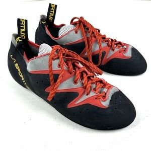 La Sportiva Scorpion Men's Rock Climbing Shoes Size US 11.5 EUR 45 Red Black